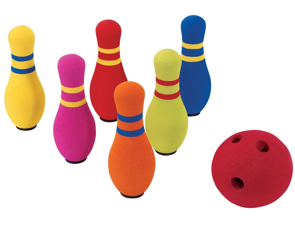toy hero my first bowling set with 6 pins