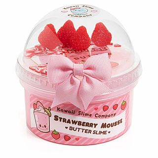Strawberry Mousse Butter Slime