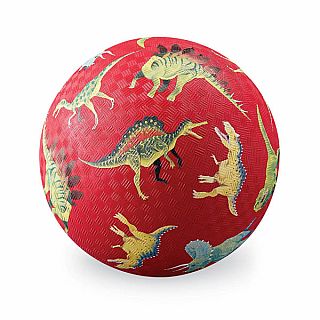 Red Dinosaurs 7 Inch Playground Ball 