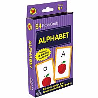 Alphabet, 54 Card Set Flash Cards Grade PK-1
