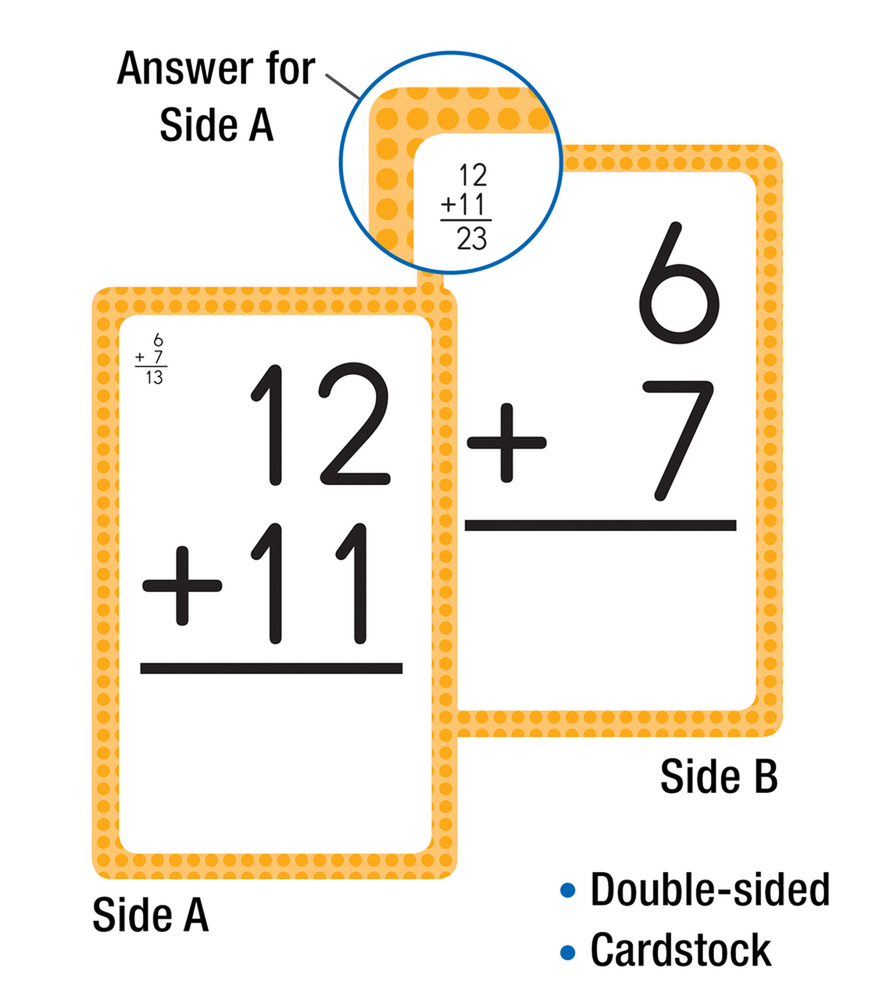 Addition 0 to 12 Flash Cards Grade 13 Grand Rabbits Toys in Boulder