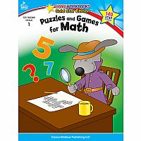 Puzzles and Games for Math Activity Book Grade 1 Paperback