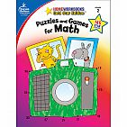 Puzzles and Games for Math Activity Book Grade 2 Paperback