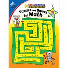 Puzzles and Games for Math Activity Book Grade 3 Paperback
