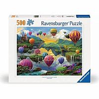 Nathanael Mortensen: Air Balloon Valley - 500 Pieces Puzzle