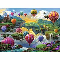 Nathanael Mortensen: Air Balloon Valley - 500 Pieces Puzzle