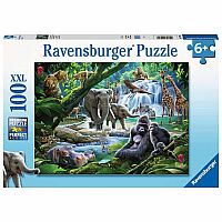 Jungle Animals - 100 Piece Puzzle