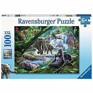 Jungle Animals - 100 Piece Puzzle