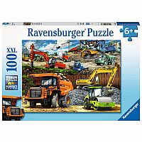 Construction Vehicles 100 Piece Puzzle 