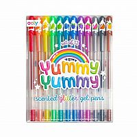 Yummy Yummy Scented Glitter Gel Pens Set of 12