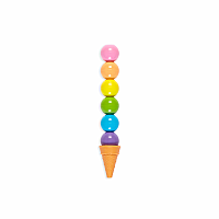 Rainbow Scoop Erasable Crayons with Eraser