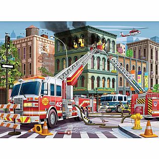 Fire Truck Rescue 100 Piece Puzzle 