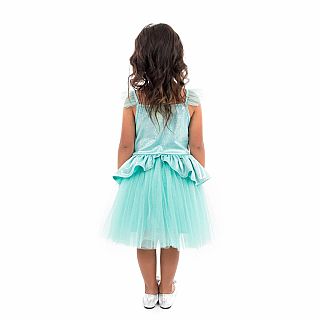 Teal Tutu Dress Large 5 to 7 yr
