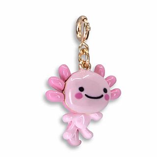 Gold Axolotl Charm  