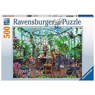 Greenhouse Mornings - 500 Piece Puzzle