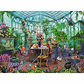 Greenhouse Mornings - 500 Piece Puzzle