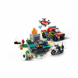 Fire Rescue & Police Chase 