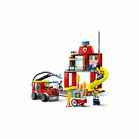 Fire Station and Fire Truck 4+