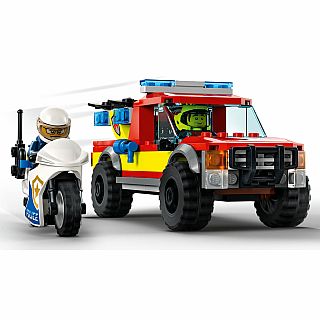 Fire Rescue & Police Chase 