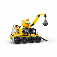 Construction Truck & Wrecking Ball 4+