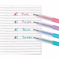 Oh My Glitter! Retractable Gel Pens - Set of 4