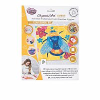 Crystal Art Card Kit: Floral Bumble Bee