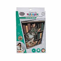 Crystal Art Notebook Kit: Cats in the Library