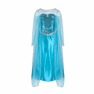 Ice Queen Dress With Cape Size small: 3-4