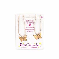 Butterfly BFF Tear and Share Necklaces