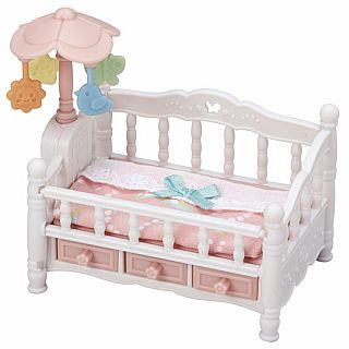 Crib with Mobile