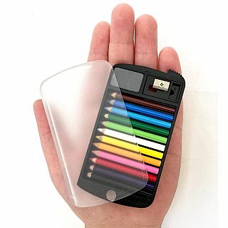 Mini Pencils in Clear Plastic Case
