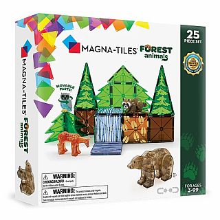 Forest Animals 25 Piece Magnatiles 