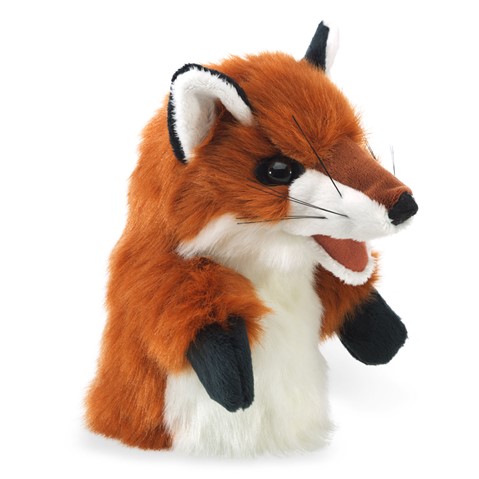3 & Up MPN 3085 Little Fox Hand Puppet by Folkmanis with Movable Mouth & Legs 