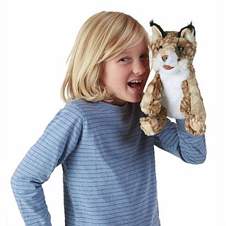 Bobcat Kitten Hand Puppet