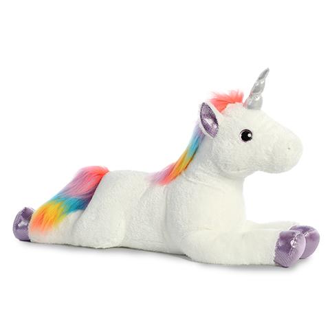 Rainbow Unicorn Super Flopsie - Grandrabbit's Toys in Boulder, Colorado
