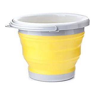 Yellow Collapsible Bucket 