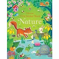 First Sticker Book Nature paperback