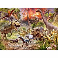 Dinosaur Dash - 60 Piece Puzzle