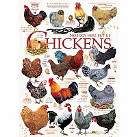Chicken Quotes 1000 Piece Puzzle 