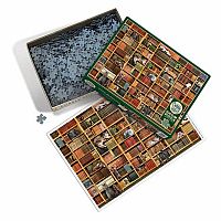 The Cat Library 1000 Piece Puzzle 