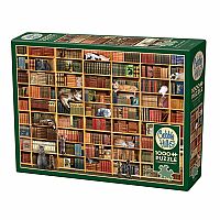 The Cat Library 1000 Piece Puzzle