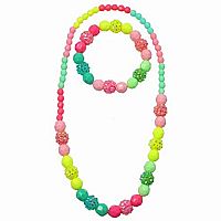 Vividly Vibrant Necklace and Bracelet Set