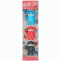 Ninja Erasers - Set of 3
