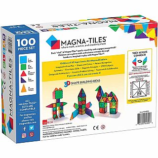 MagnaTiles™ Clear Colors 100 Piece Set