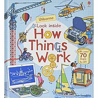 Lift The Flap & Q&A Look Inside How Things Work board book