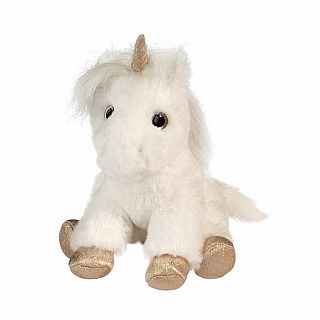 Elodie White Unicorn Mini Soft 