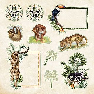 Zoological Ephemera Sticker Book (over 680 stickers!)