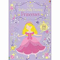 Little Sticker Dolly Dressing Princesses paperback