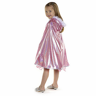 Glitter Princess Cape Pink Size-Medium