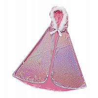 Glitter Princess Cape Pink Size-Medium